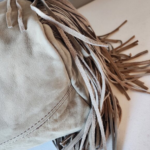 Large Leather Fringe Hobo "NEW" - Picture 12 of 16